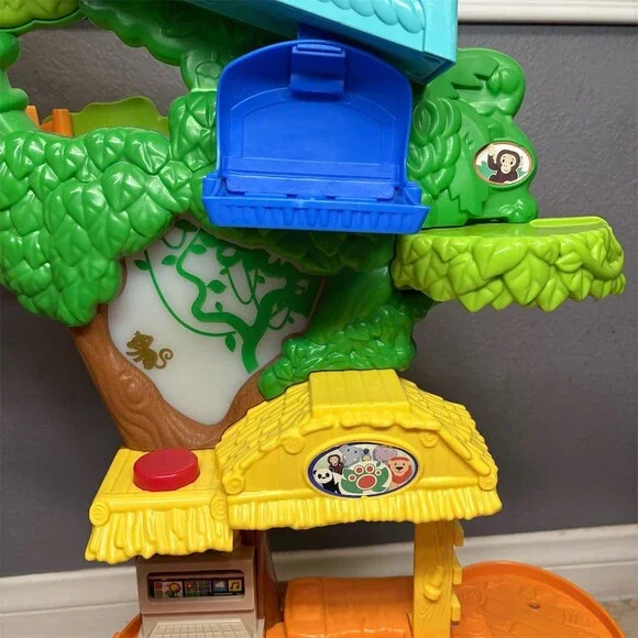 Unbranded Little People Share & Care Safari Jungle Treehouse Playset - Picture 4 of 11